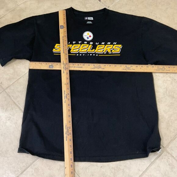 NFL Pittsburgh Steelers Men’s Black Short Sleeve T-Shirt Size XL Casual - Picture 5 of 8